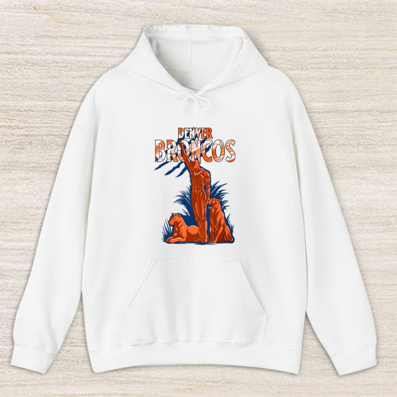 Black Panther NFL Denver Broncos Unisex Hoodie TAH6955