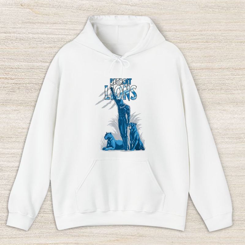 Black Panther NFL Detroit Lions Unisex Hoodie TAH6957