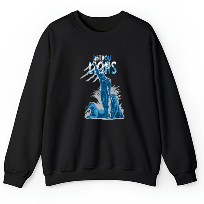 Black Panther NFL Detroit Lions Unisex Sweatshirt TAS6957