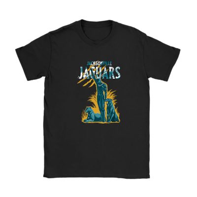 Black Panther NFL Jacksonville Jaguars Unisex T-Shirt Cotton Tee TAT6963