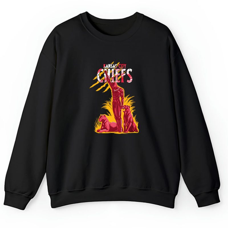 Black Panther NFL Kansas City Chiefs Unisex Sweatshirt TAS6964