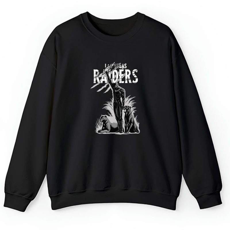 Black Panther NFL Las Vegas Raiders Unisex Sweatshirt TAS6970