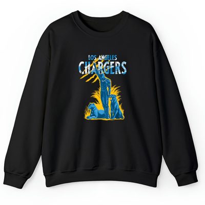 Black Panther NFL Los Angeles Chargers Unisex Sweatshirt TAS6968