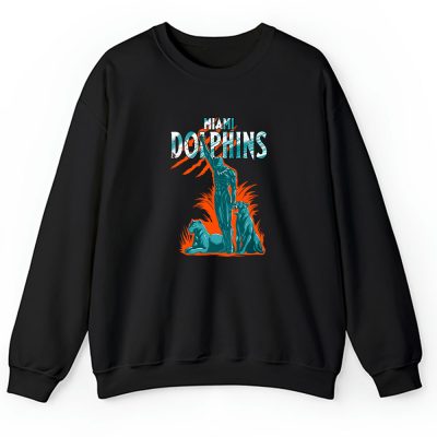 Black Panther NFL Miami Dolphins Unisex Sweatshirt TAS6972