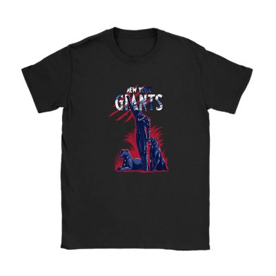 Black Panther NFL New York Giants Unisex T-Shirt Cotton Tee TAT6976