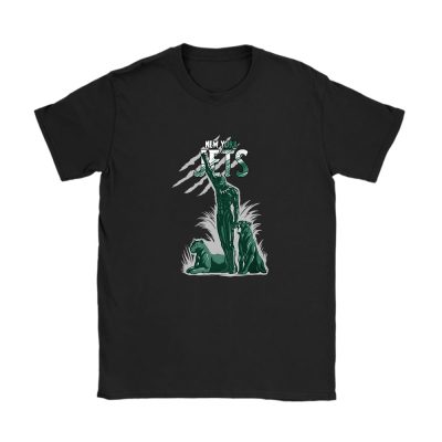 Black Panther NFL New York Jets Unisex T-Shirt Cotton Tee TAT6977