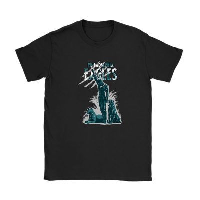 Black Panther NFL Philadelphia Eagles Unisex T-Shirt Cotton Tee TAT6984