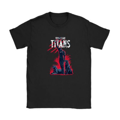 Black Panther NFL Tennessee Titans Unisex T-Shirt Cotton Tee TAT6997