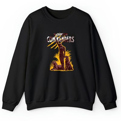 Black Panther NFL Washington Commanders Unisex Sweatshirt TAS6998