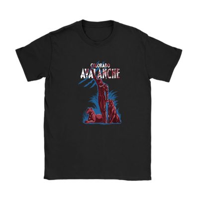 Black Panther NHL Colorado Avalanche Unisex T-Shirt Cotton Tee TAT7992