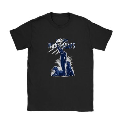 Black Panther NHL Toronto Maple Leafs Unisex T-Shirt Cotton Tee TAT8135