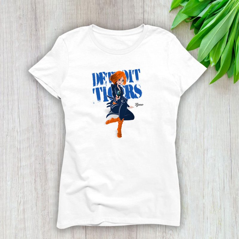 Black Widow MLB Detroit Tigers Lady T-Shirt Women Tee LTL8026