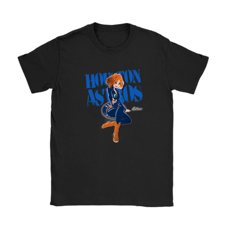 Black Widow MLB Houston Astros Unisex T-Shirt Cotton Tee TAT8036