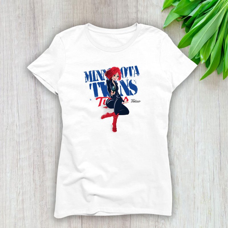 Black Widow MLB Minnesota Twins Lady T-Shirt Women Tee LTL8070