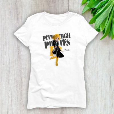 Black Widow MLB Pittsburgh Pirates Lady T-Shirt Women Tee LTL8103