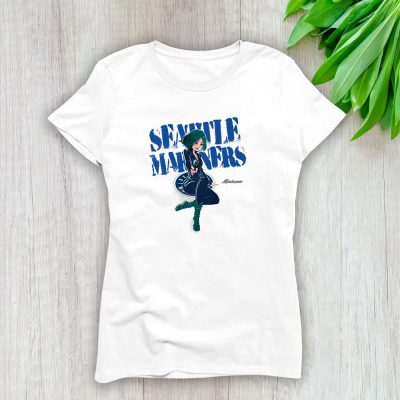 Black Widow MLB Seattle Mariners Lady T-Shirt Women Tee LTL8124