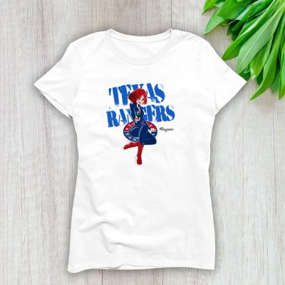 Black Widow MLB Texas Rangers Lady T-Shirt Women Tee LTL8138