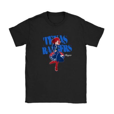 Black Widow MLB Texas Rangers Unisex T-Shirt Cotton Tee TAT8138