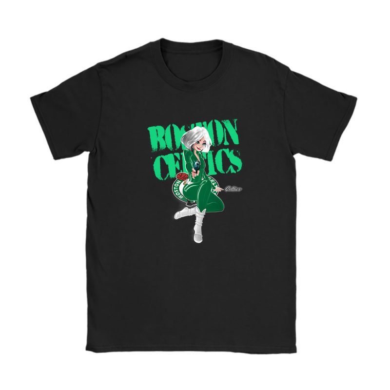 Black Widow NBA Boston Celtics Unisex T-Shirt Cotton Tee TAT7984