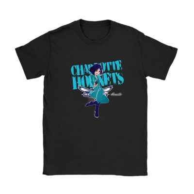 Black Widow NBA Charlotte Hornets Unisex T-Shirt Cotton Tee TAT8005