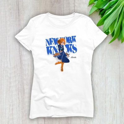 Black Widow NBA New York Knicks Lady T-Shirt Women Tee LTL8082