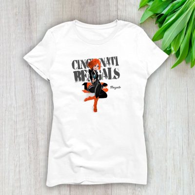 Black Widow NFL Cincinnati Bengals Lady T-Shirt Women Tee LTL7998