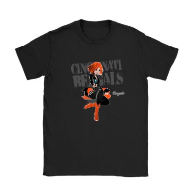 Black Widow NFL Cincinnati Bengals Unisex T-Shirt Cotton Tee TAT7998