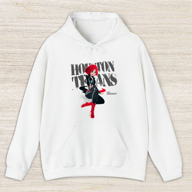 Black Widow NFL Houston Texans Unisex Hoodie TAH8039