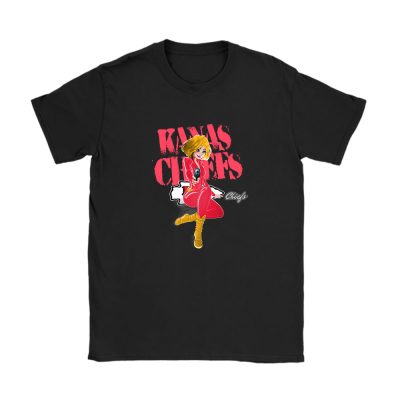 Black Widow NFL Kansas City Chiefs Unisex T-Shirt Cotton Tee TAT8044