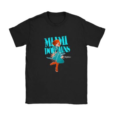 Black Widow NFL Miami Dolphins Unisex T-Shirt Cotton Tee TAT8064