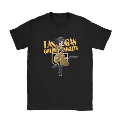 Black Widow NHL Las Vegas Golden Knights Unisex T-Shirt Cotton Tee TAT8054