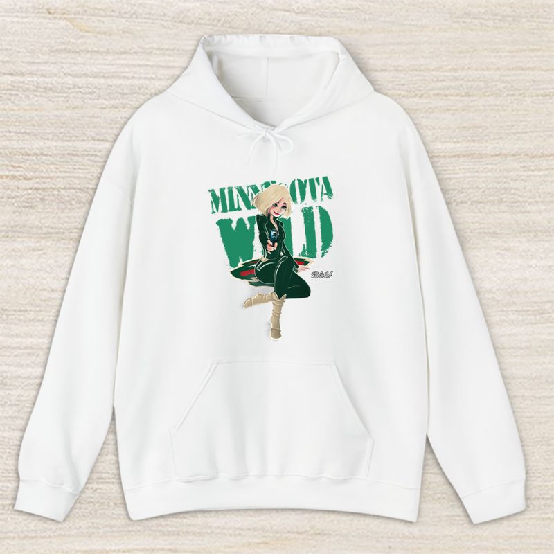 Black Widow NHL Minnesota Wild Unisex Hoodie TAH8074