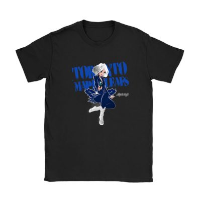Black Widow NHL Toronto Maple Leafs Unisex T-Shirt Cotton Tee TAT8134