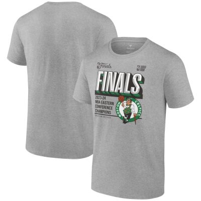 Boston Celtics 2024 Eastern Conference Champions Locker Room Post Up Move Unisex T-Shirt - Steel