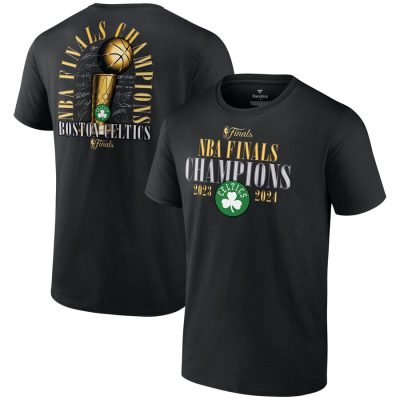 Boston Celtics 2024 NBA Finals Champions Fade Away Jumper Roster Signature Unisex T-Shirt - Black