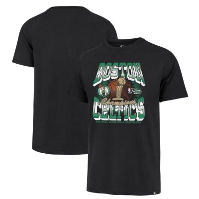 Boston Celtics 2024 NBA Finals Champions Retro Franklin Unisex T-Shirt - Black