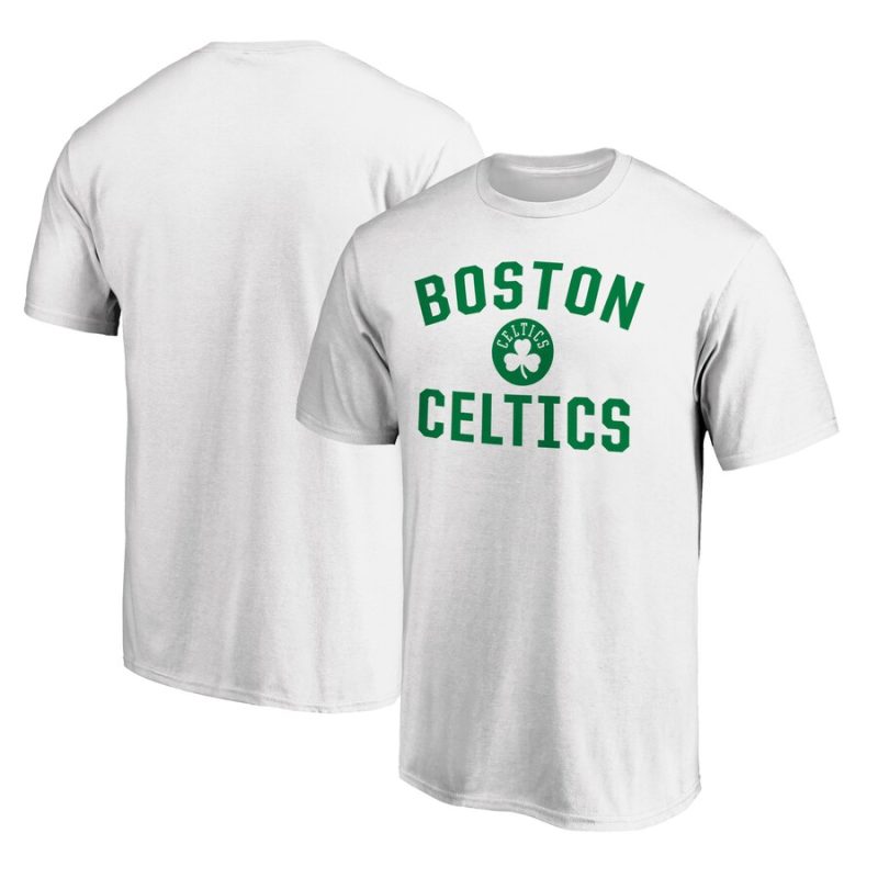 Boston Celtics Victory Arch Unisex T-Shirt - White