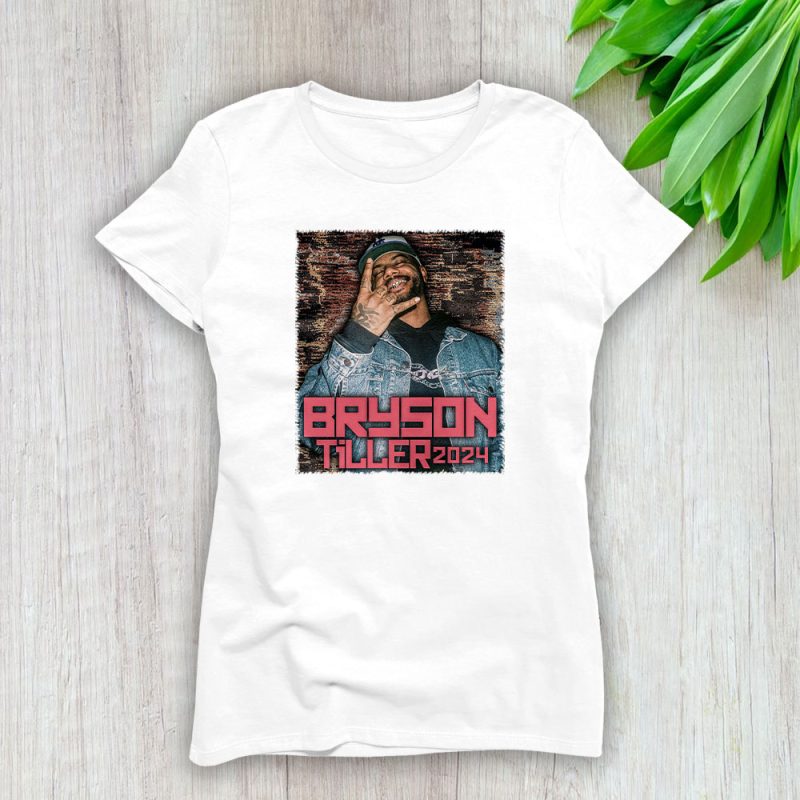 Bryson Tiller Tiller King Of Rb Lady T-Shirt Cotton Tee TLT6440