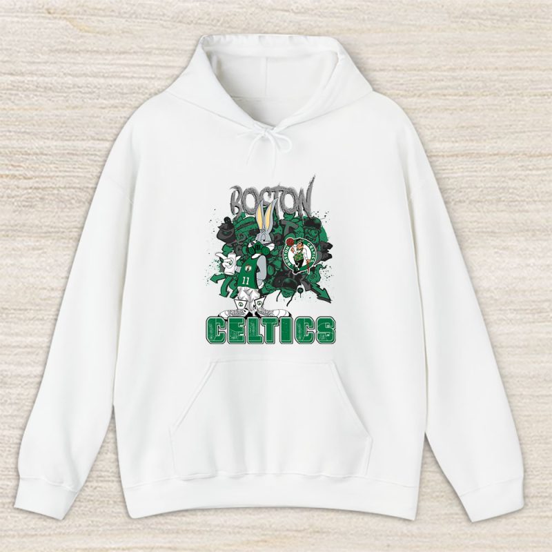 Bug Bunny X Boston Celtics Team X NBA X Basketball Unisex Hoodie TAH5686