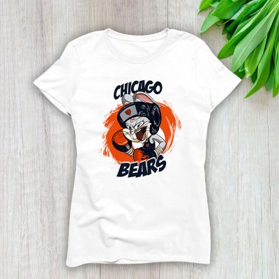 Bug Bunny X Chicago Bears Team X NFL X American Football Lady Shirt Women Tee TLT5604