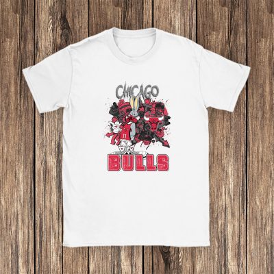 Bug Bunny X Chicago Bulls Team X NBA X Basketball Unisex T-Shirt TAT5687