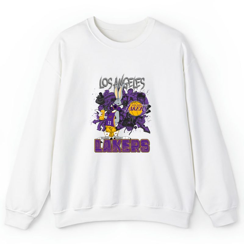 Bug Bunny X Los Angeles Lakers Team X NBA X Basketball Unisex Sweatshirt TAS5691