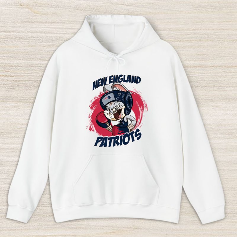 Bug Bunny X New England Patriots Team X NFL X American Football Unisex Hoodie TAH5718