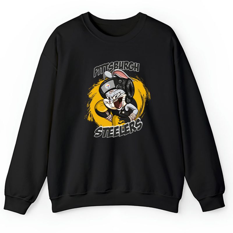 Bug Bunny X Pittsburgh Steelers Team X NFL X American Football Unisex Sweatshirt TAS5721