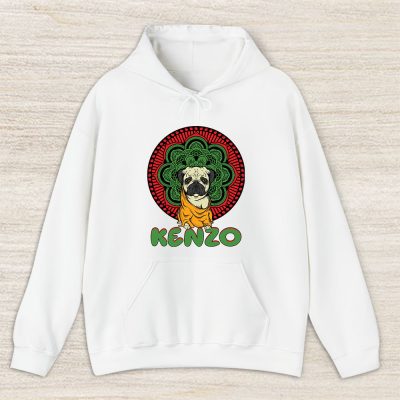 Cartoon Pug Dog Kenzo Brand Unisex Hoodie TAH6247