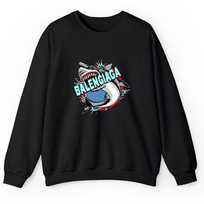 Cartoon Shark Balenciaga Brand Unisex Sweatshirt TAS6257