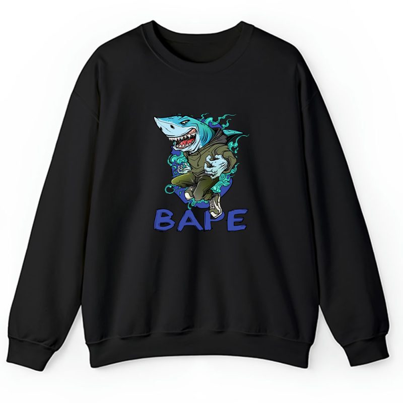 Cartoon Shark Bape Brand Unisex Sweatshirt TAS5467