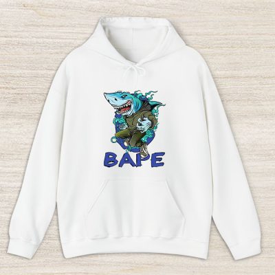 Cartoon Shark Bape Unisex Hoodie TAH5467