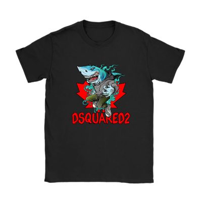 Cartoon Shark Dsquared2 Unisex T-Shirt TAT5470