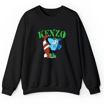 Cartoon Shark With Surfboard Kenzo Brand Unisex Sweatshirt TAS5490